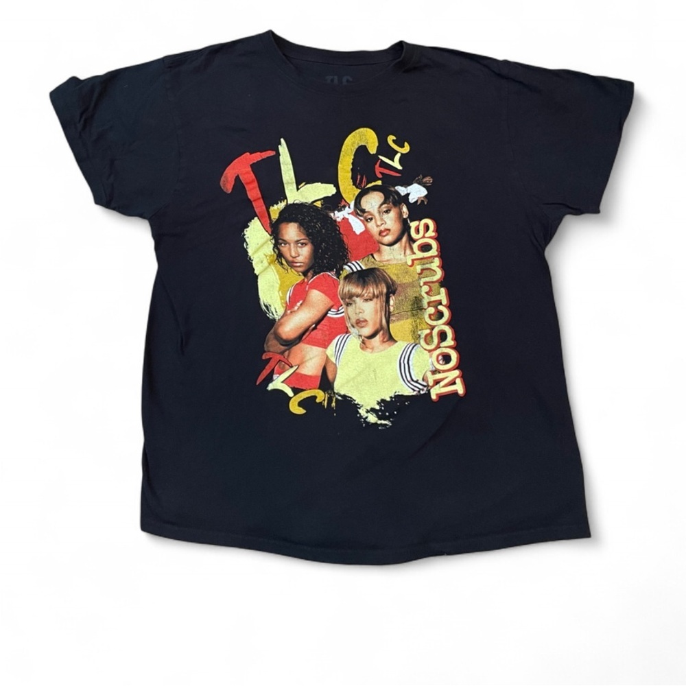 TLC No Scrubs T-Shirt Size L 100% Cotton.